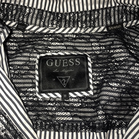 Striped Guess button up - Picture 3 of 3